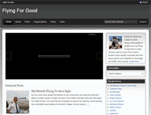 Tablet Screenshot of flyingforgood.com